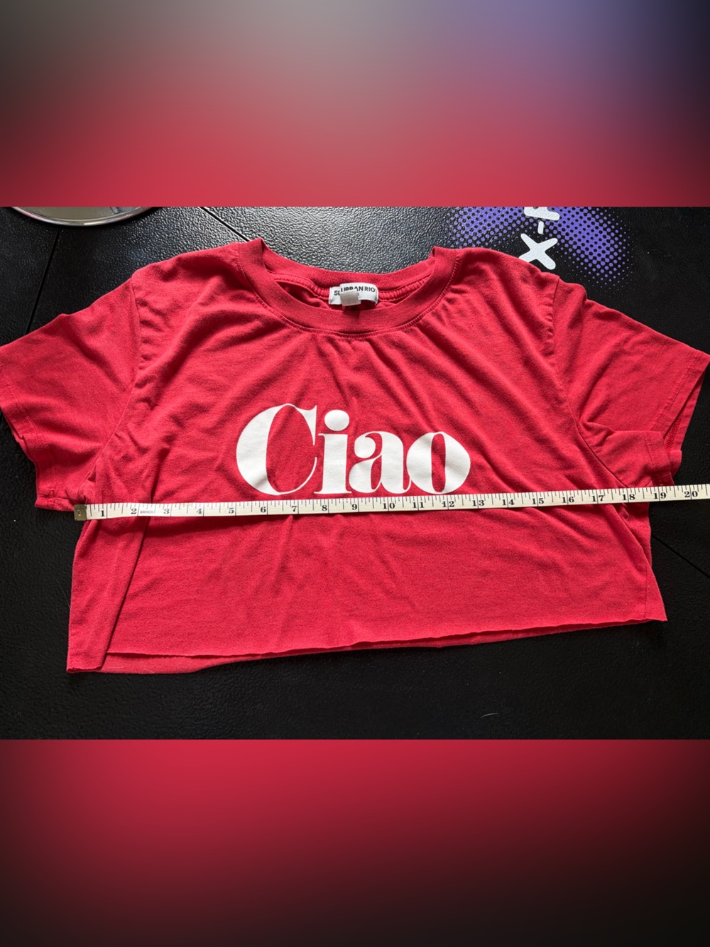 Red Crop Top - Picture 3 of 3